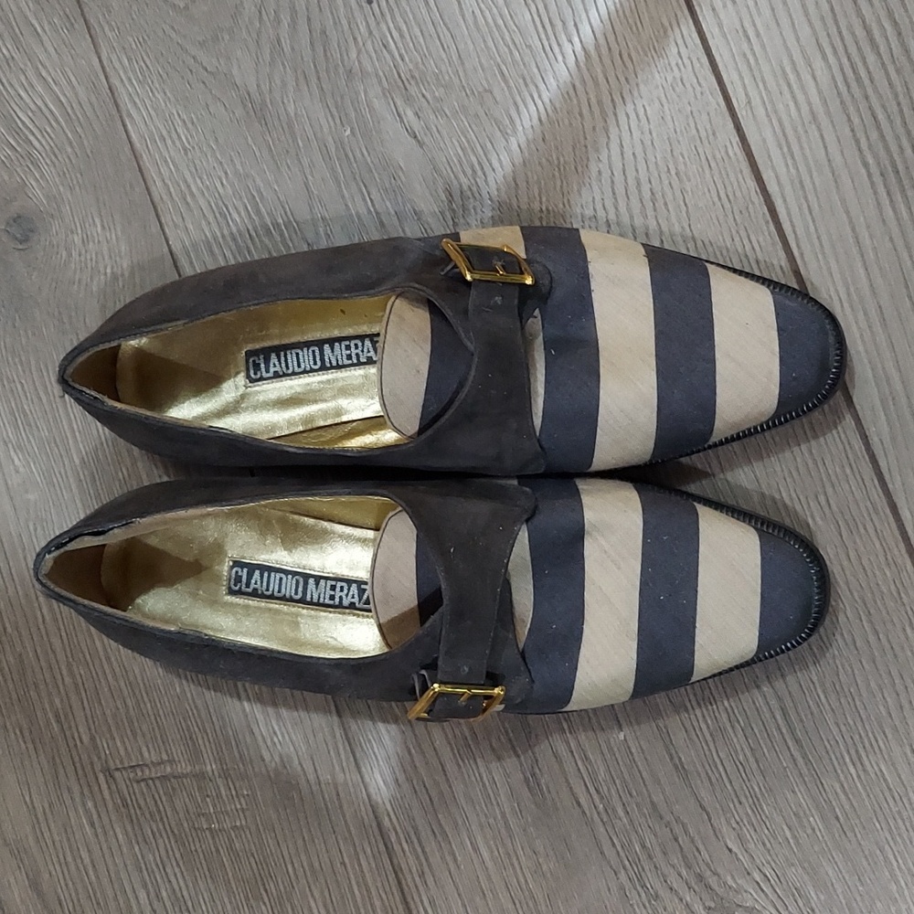 Claudio Merazzi Navy and White Shoes